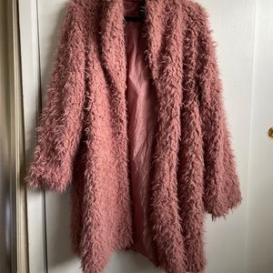 Pink Fuzzy Coat 💕